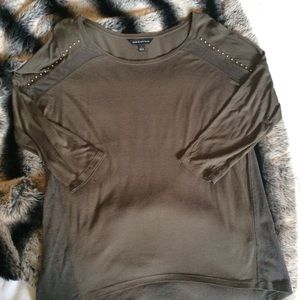 3/4 Sleeve Hi-Low Rock & Republic Tee